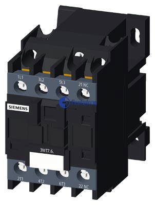 3MT7000-2JA10-6AC2 2.5 kvar Capacitor duty contactor 1NO aux contact 24 V AC, 50/60 Hz coil}