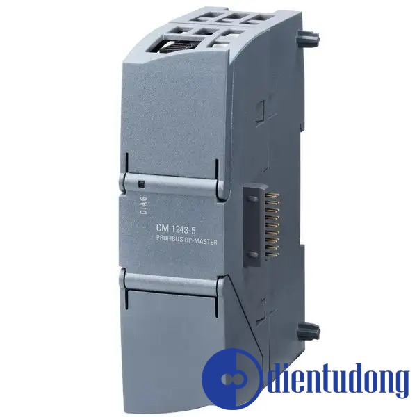 6GK7243-5DX30-0XE0 communications module CM 1243-5 for connection of SIMATIC S7-1200 to PROFIBUS as DP Master module; PG/OP communication; S7 communication.