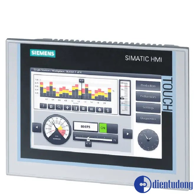 6AV2124-0UC02-0AX1 SIMATIC HMI TP1900 Comfort, Comfort Panel, Touch operation, 19″ widescreen TFT display, 16 million colors, PROFINET interface, MPI/PROFIBUS DP interface, 24 MB configuration memory, WEC 2013, configurable from WinCC Comfort V14 SP1 with HSP
